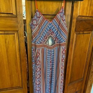 Red white and blue jumpsuit